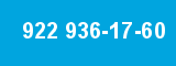 922 936-17-60